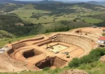 Escavação da Estação Taboão da Serra