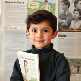aluna de Taboão da Serra que escreveu livro aos 10 anos
