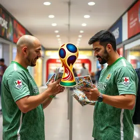 troca de figurinhas do mundial de futebol